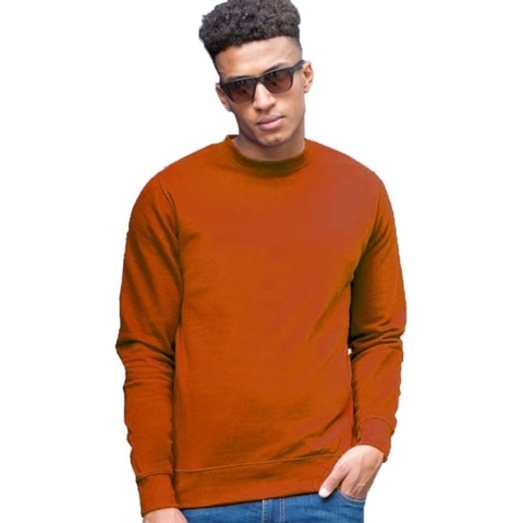 Oranje sweater voor heren Just Hoods L -