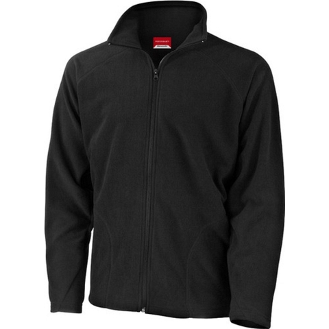 Zwart fleece vest Viggo voor heren L -
