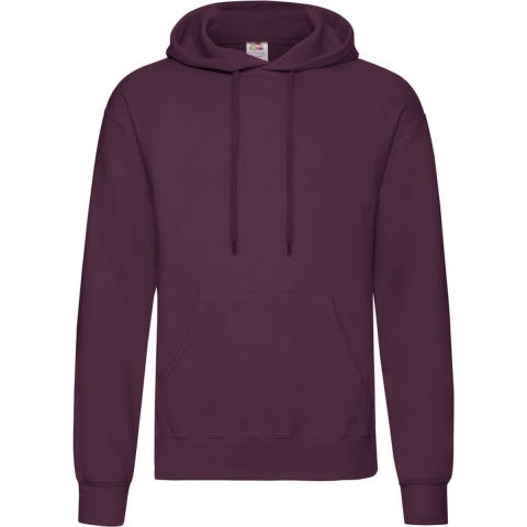 Fruit of the Loom capuchon sweater - bordeaux - volwassenen - Classic Hooded Sweat - Hoodie XL (EU 54) -