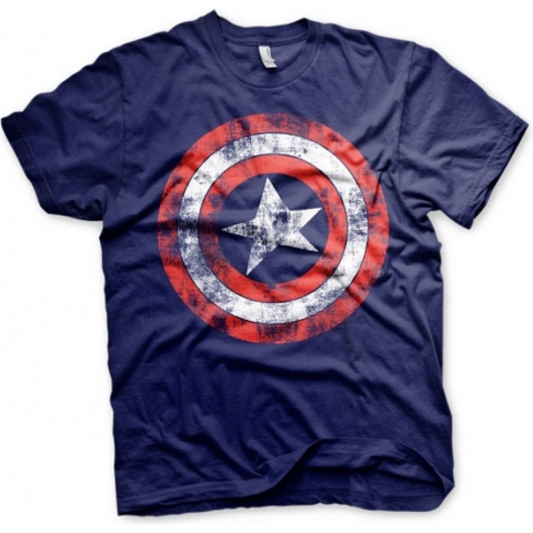 Captain America verkleed t-shirt heren XL -