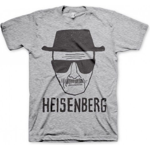 T-shirt Breaking Bad Heisenberg - grijs - heren - korte mouwen L -