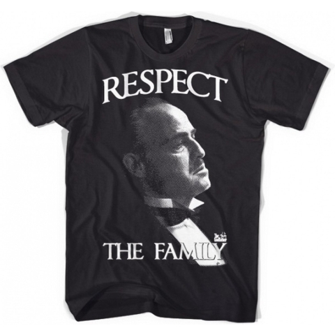 The Godfather Respect the family t-shirt heren zwart M -