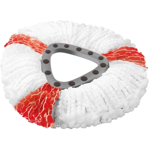 Vileda Easy 2in1 Turbo Wring and Clean Mop Wit/Rood
