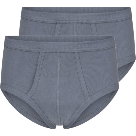Beeren heren slip - 2-pack - donkergrijs - katooen - ondergoed klassiek - onderbroeken 2XL -