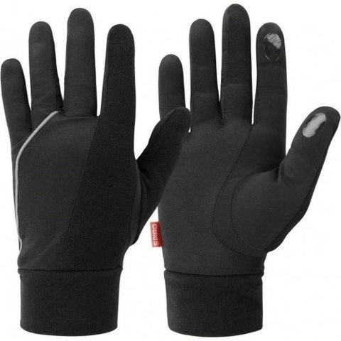 Zwarte hardloop handschoenen voor volwassenen L -