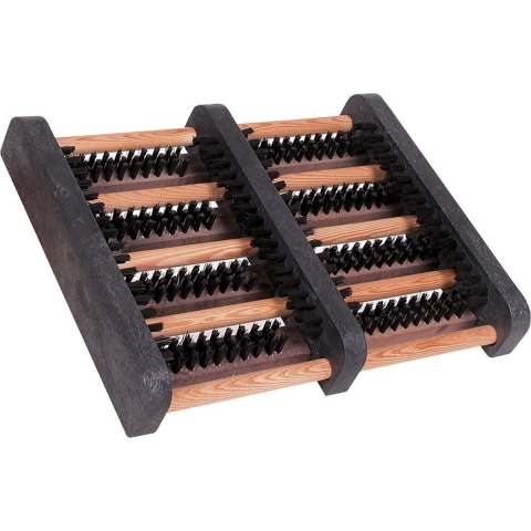 Schoenveger - 27 x 34 cm - schoenen borstelmat - voetenveger - schoenveegmat -