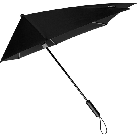 STORMaxi storm paraplu frame windproof - zwart/grijs - 100 cm - Stormproof paraplu -
