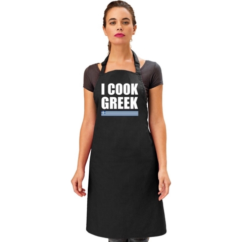 I cook Greek keukenschort -
