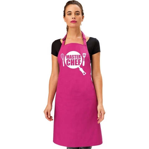 Master Chef keukenschort roze dames -
