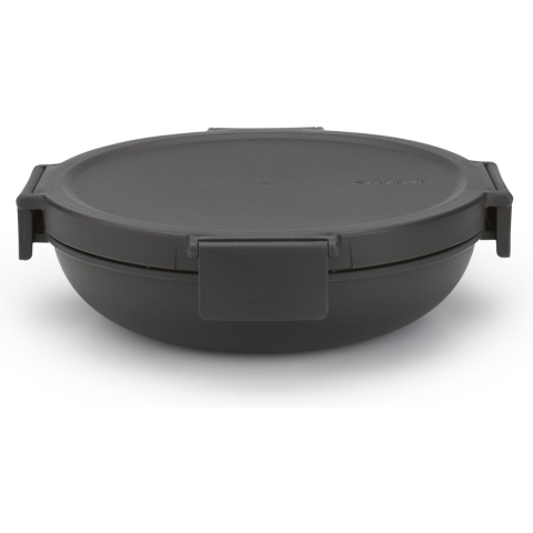 Brabantia Make & Take Lunchkom 1L Donkergrijs