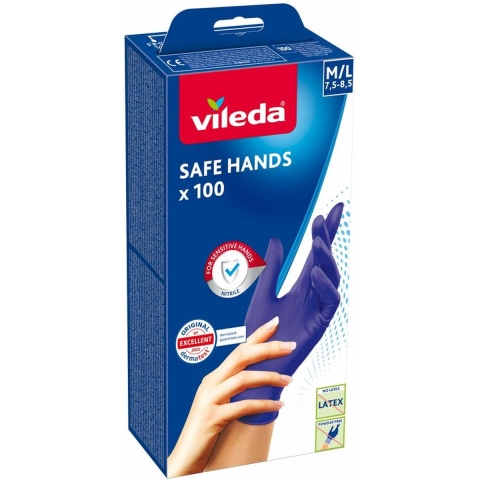 Vileda Handschoen Safe Hands 100 Stuks