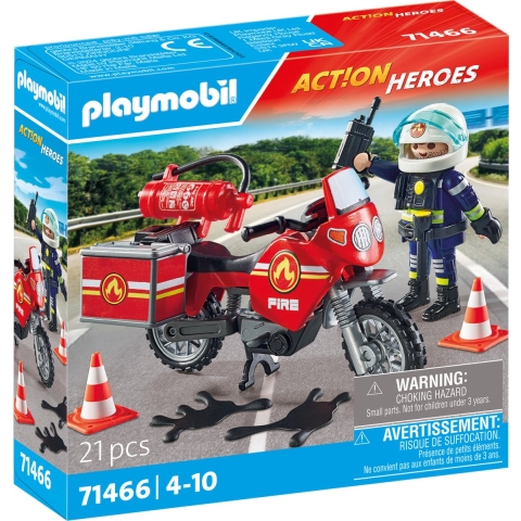 Playmobil 71466 Action Heroes Brandweer Op De Plaats Van Het Ongeval