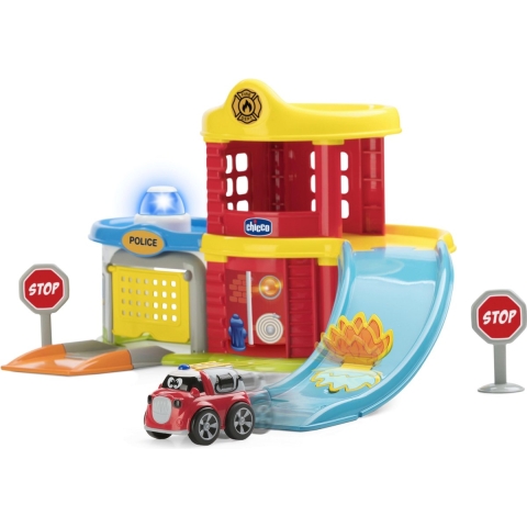 Chicco Hoofdkwartier Reddingsteam met Licht en Geluid + Brandweerauto
