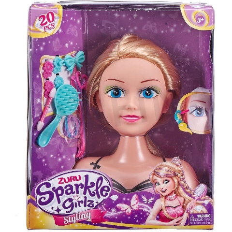 Zuru Sparkle Girlz Kapkop met Haar-Accessoires