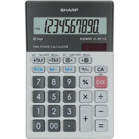Citizen SH-ELM711GGY Sharp Calculator Grijs