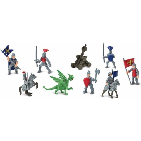 Safari LTD Speelgoed ridders en draken - speelfiguren - 12x stuks - speelgoed -