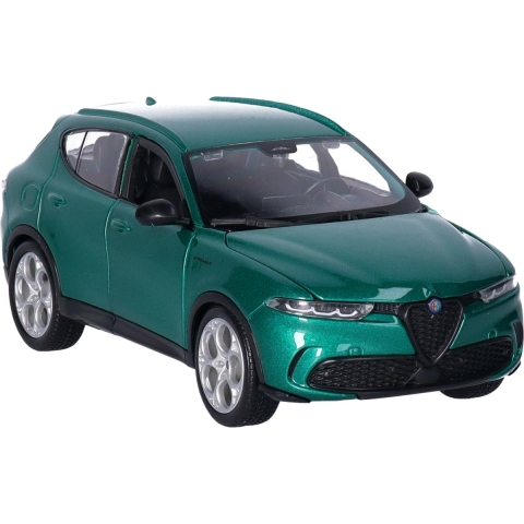 Modelauto/speelgoedauto Alfa Romeo Tonale - groen - schaal 1:24/19 x 8 x 6 cm -