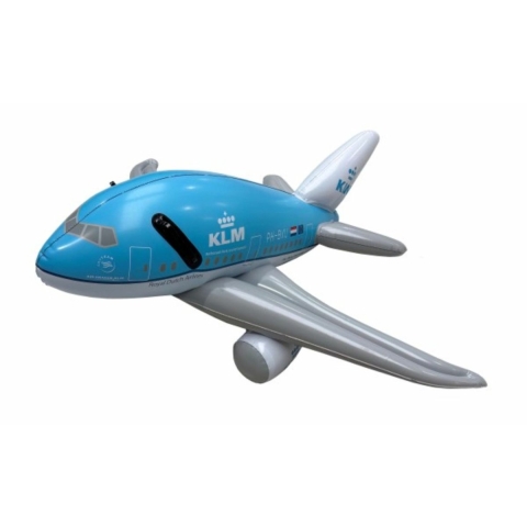PPC Opblaasbaar vliegtuig - L100 cm - KLM Royal Dutch Airlines - decoractievliegtuig -