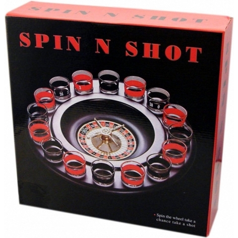 Drankspel/drinkspel shot roulette -
