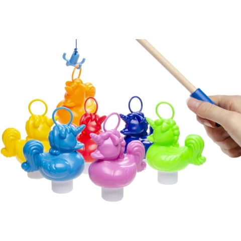 Hengelspel/eenden vangen kermis spel voor kinderen -