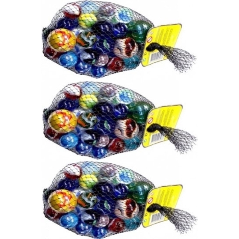 Don Juan knikkers bonken - 3x - 1 kilo - 4 verschillende formaten - knikkeren - buitenspeelgoed -