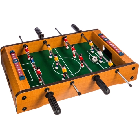 Speelgoed Mini Tafelvoetbal spel - voor op de eettafel - 51 x 31 cm -