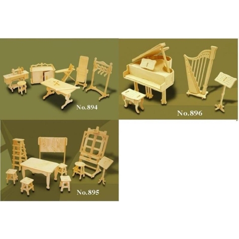 Poppenhuis meubels hobby -