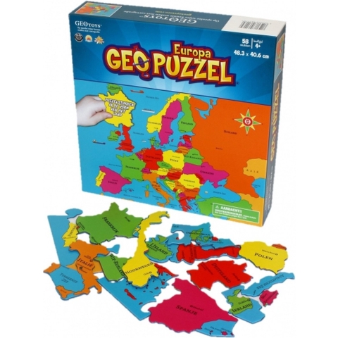 Europa puzzel voor kinderen -