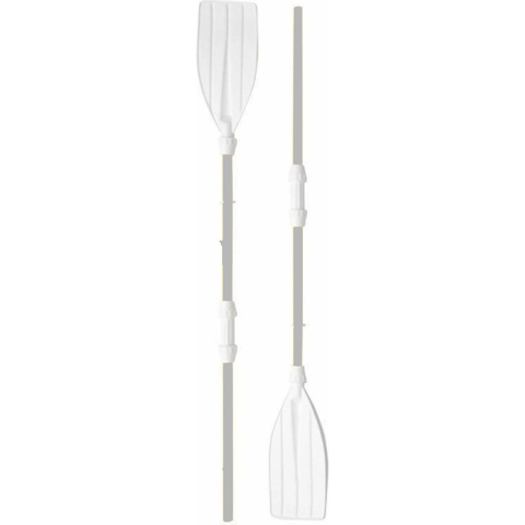 Set met 2 peddels - kunststof/aluminium - 130 cm - voor opblaasbare boot en kano -