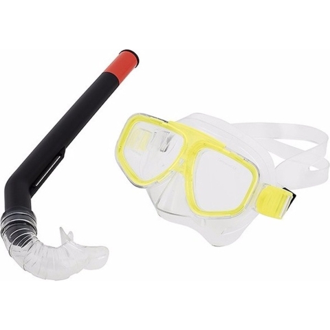 Snorkelset geel voor juniors -