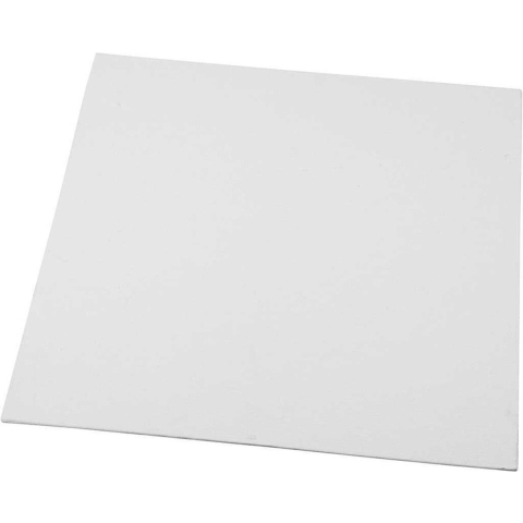 10x Canvas schilderijen maken dun doek/paneel 30 x 30 cm -