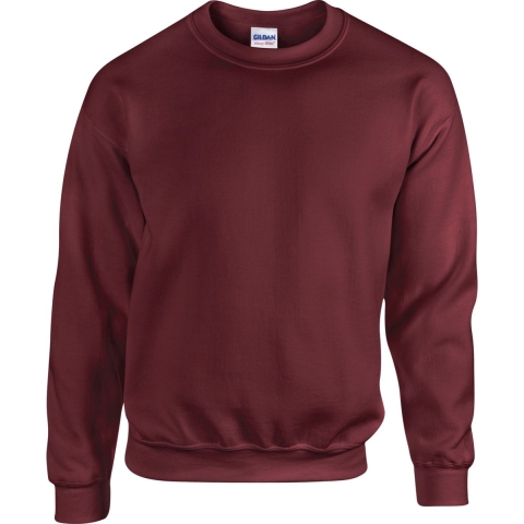 Gildan G18000K Heavy Blend™ Youth Crewneck Sweatshirt - Maroon - M (140/152)