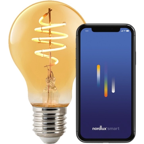Nordlux LED GLS E27 4,7-60W 2200K filament gold SMART dimbaar - 2770250