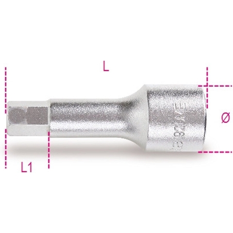 Beta Schroevendraaier-doppen voor binnenzeskant schroeven 920ME 7 - 009200507