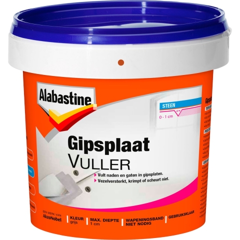 Alabastine Gipsplaat Vuller Rm 1L - 5095978 - 5095978