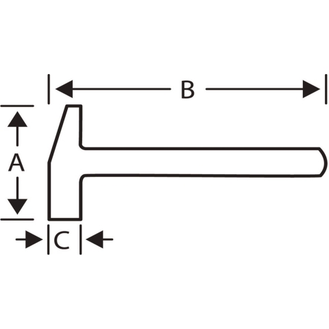 Bahco penbankhamer | 480-10