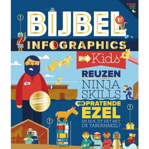 Bijbel infographics voor kids (Hardback)
