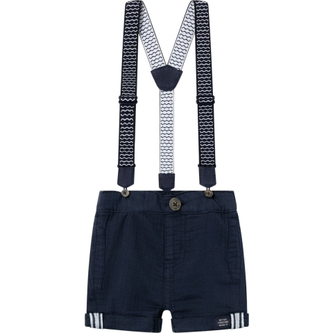 Name It Shorts m. Bretellen - NbmBen - Dark Sapphire - Name It - 56 - Shorts