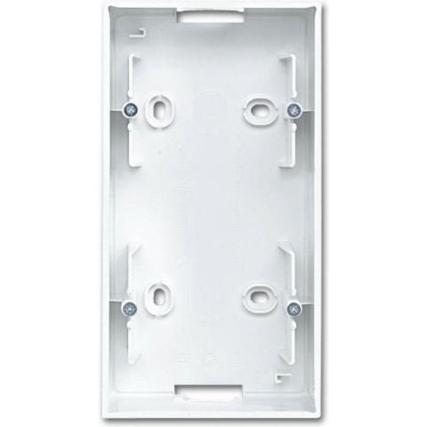 Busch-Jaeger 1702-914 Opbouwbehuizing Accessoire 2-voudig Busch-balance SI Alpine-wit 1 stuk(s)
