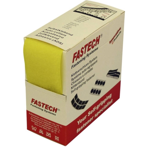 FASTECH® B50-STD-L-020805 Klittenband Om op te naaien Lusdeel (l x b) 5 m x 50 mm Geel 5 m
