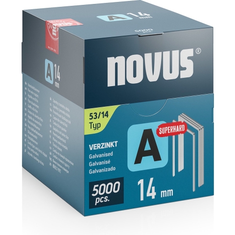 Novus Niet met fijne draad A 53/14mm Superhard (5.000 stuks)