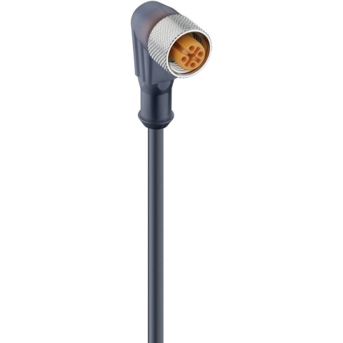 Lumberg Automation 11478-1 Sensor/actuator connector, geassembleerd M12 Aantal polen (sensoren): 4 Bus, haaks 5.00 m 1 stuk(s)