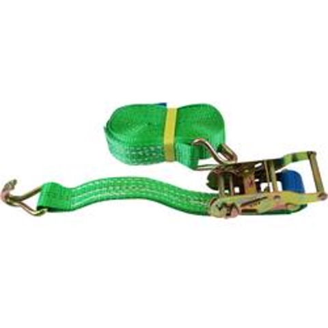 Berger & Schröter 60036 Spanband (tweedelig) Trekkracht (lc) vastbinden (enkel/direct): 1000 daN (l x b) 6 m x 35 mm Ratelinrichting