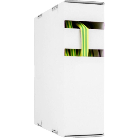 Hongshang 2181443108 Krimpkous zonder lijm Geel-groen 3.20 mm 1.60 mm Krimpverhouding:2:1 15 m