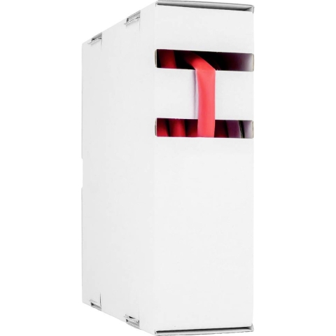Hongshang 211164228 Krimpkous zonder lijm Rood 6.40 mm 3.20 mm Krimpverhouding:2:1 10 m