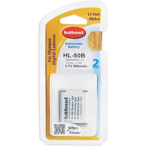 Hähnel Fototechnik HL-50B Camera-accu Vervangt originele accu LI-50B, Li-52B, D-LI92, DB-100 3.7 V 850 mAh
