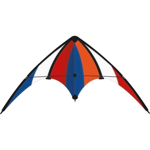 Gekleurde stuntvlieger 100 cm -
