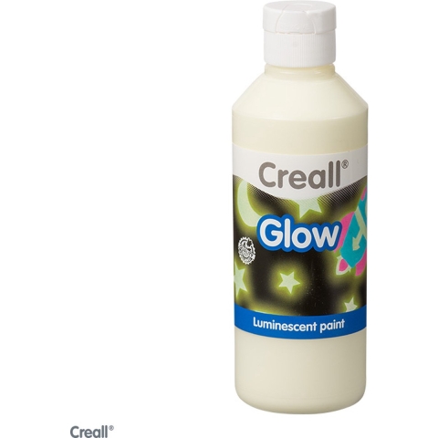 Creall Glow in the dark verf groen-geel