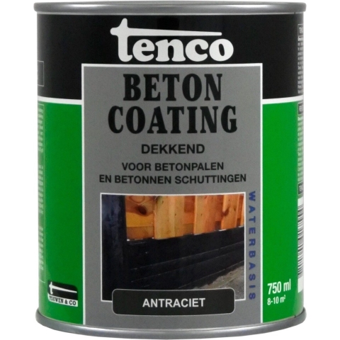 Betoncoat Dek Antraciet 0,75L - Tenco