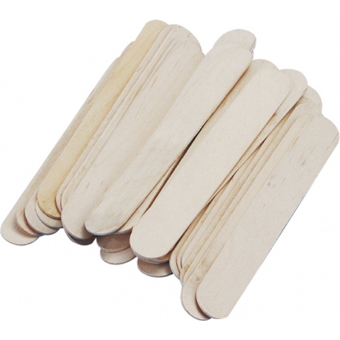 Beige ijsstokjes knutselhoutjes - 180x - 15 x 2 cm - knutselstokjes - hobby houtjes artikelen -
